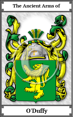 O'Duffy Family Crest Download (JPG)  Book Plated - 150 DPI