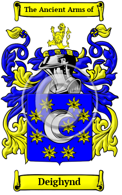 Deighynd Family Crest/Coat of Arms