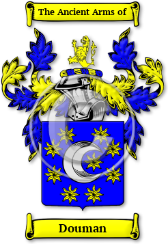 Douman Family Crest Download (JPG) Legacy Series - 600 DPI