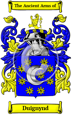 Duignynd Family Crest/Coat of Arms