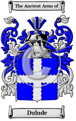 Dulude Family Crest/Coat of Arms