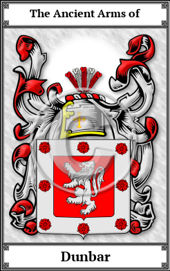 Dunbar Family Crest Download (JPG) Book Plated - 600 DPI