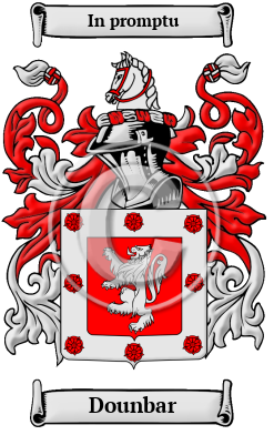Dounbar Family Crest/Coat of Arms
