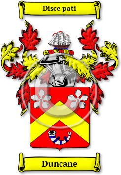 Duncane Family Crest Download (jpg) Legacy Series - 150 DPI