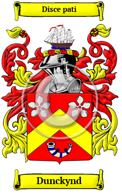 Dunckynd Family Crest/Coat of Arms