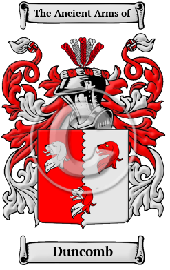 Duncomb Family Crest/Coat of Arms