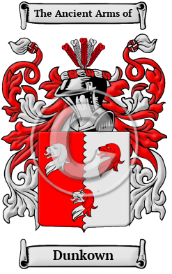 Dunkown Family Crest/Coat of Arms