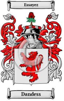 Dandess Family Crest/Coat of Arms