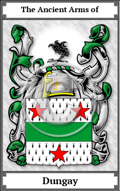 Dungay Family Crest Download (JPG)  Book Plated - 150 DPI