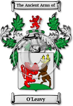 O'Leavy Family Crest Download (jpg) Legacy Series - 150 DPI