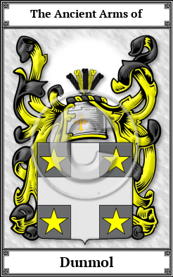 Dunmol Family Crest Download (JPG) Book Plated - 600 DPI