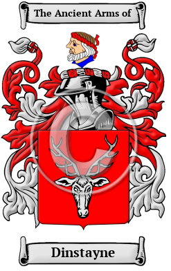 Dinstayne Family Crest/Coat of Arms