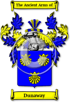 Dunaway Family Crest Download (JPG) Legacy Series - 600 DPI