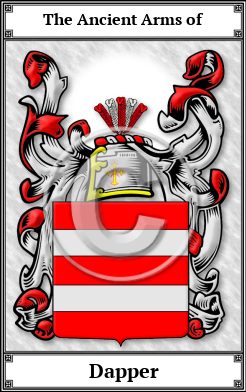 Dapper Family Crest Download (JPG)  Book Plated - 150 DPI