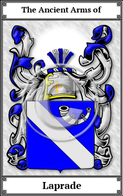 Laprade Family Crest Download (JPG) Book Plated - 600 DPI