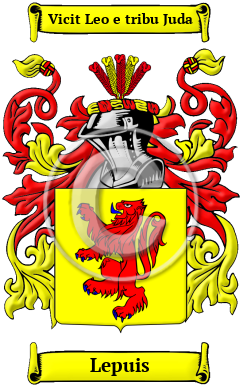 Lepuis Family Crest/Coat of Arms