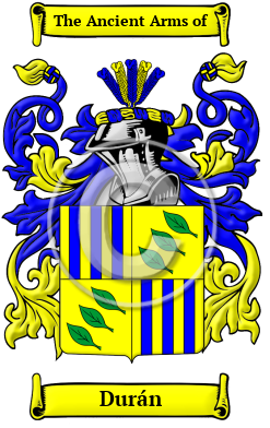 Durán Family Crest/Coat of Arms
