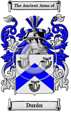 Durán Family Crest/Coat of Arms