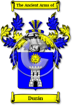 Durán Family Crest Download (JPG) Legacy Series - 600 DPI