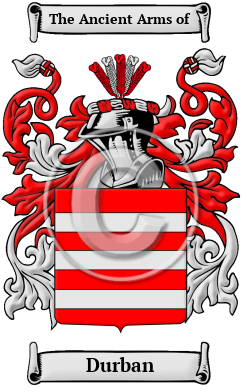 Durban Family Crest/Coat of Arms