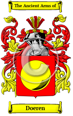 Doeren Family Crest/Coat of Arms