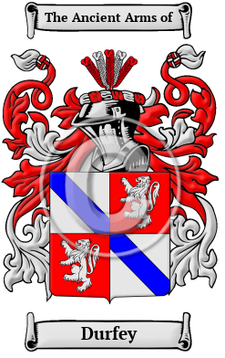 Durfey Family Crest/Coat of Arms