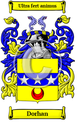 Dorhan Family Crest/Coat of Arms