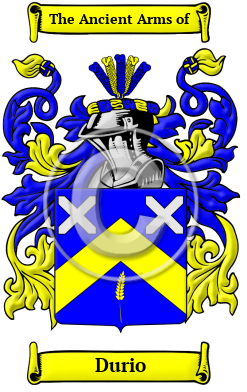 Durio Family Crest/Coat of Arms