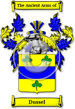 Dussel Family Crest Download (JPG) Legacy Series - 600 DPI
