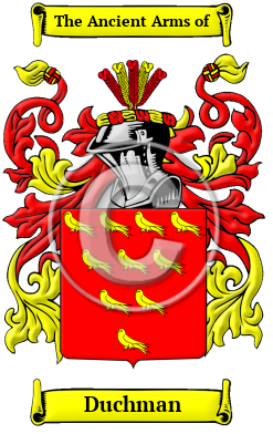Duchman Family Crest/Coat of Arms