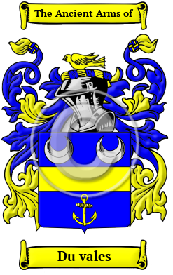Du vales Family Crest/Coat of Arms