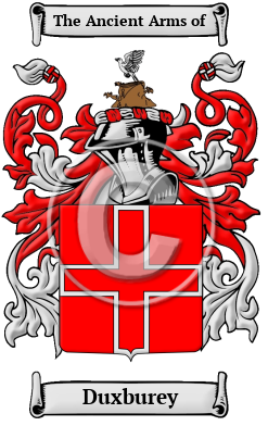 Duxburey Family Crest/Coat of Arms