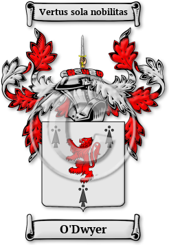 O'Dwyer Family Crest Download (jpg) Legacy Series - 150 DPI
