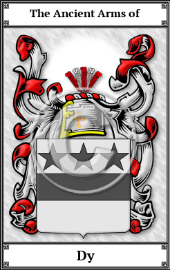 Dy Family Crest Download (JPG) Book Plated - 600 DPI