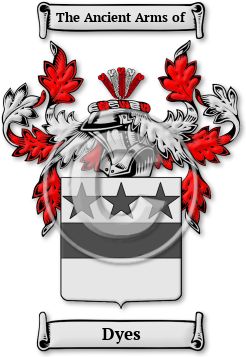 Dyes Family Crest Download (jpg) Legacy Series - 150 DPI