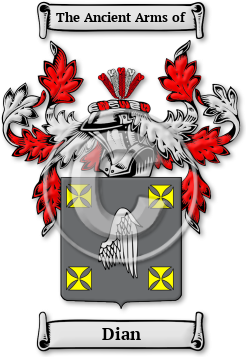 Dian Family Crest Download (jpg) Legacy Series - 150 DPI