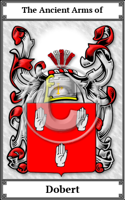 Dobert Family Crest Download (JPG)  Book Plated - 150 DPI