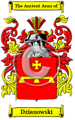 Dzianowski Family Crest/Coat of Arms