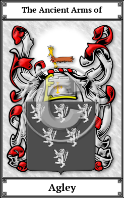 Agley Family Crest Download (JPG)  Book Plated - 150 DPI