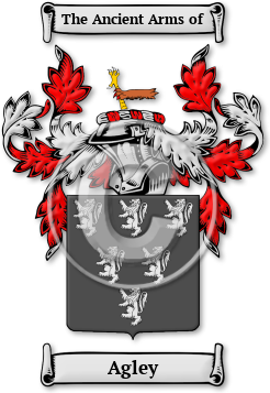 Agley Family Crest Download (jpg) Legacy Series - 150 DPI