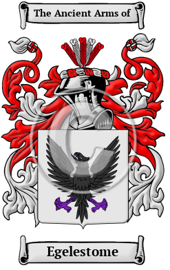 Egelestome Family Crest/Coat of Arms