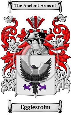 Egglestolm Family Crest/Coat of Arms