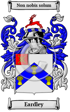 Eardley Family Crest/Coat of Arms