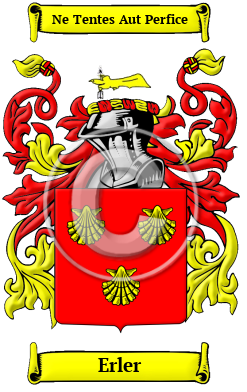 Erler Family Crest/Coat of Arms