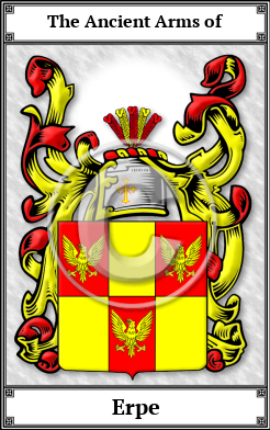 Erpe Family Crest Download (JPG)  Book Plated - 150 DPI