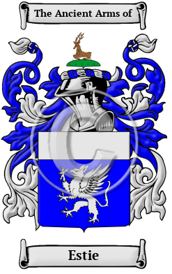 Estie Family Crest/Coat of Arms