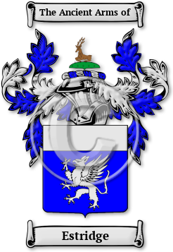 Estridge Family Crest Download (JPG) Legacy Series - 600 DPI
