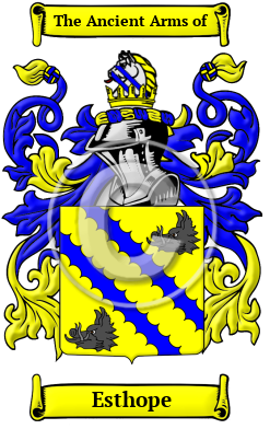 Esthope Family Crest/Coat of Arms