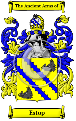 Estop Family Crest/Coat of Arms