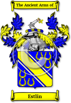 Estlin Family Crest Download (JPG) Legacy Series - 600 DPI